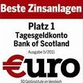 Bank of Scotland - beste Zinsanlage im Test der €uro