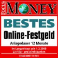 Mercedes-Benz Bank Testsieger bei Focus Money