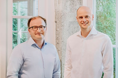 Dr. Tamaz Georgadze, CEO und Mitgründer, Raisin & Dr. Tim Sievers, CEO und Gründer, Deposit Solutions