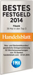 Bestes Festgeld 2014 laut Handelsblatt Bestes Festgeld 2014 laut Handelsblatt
